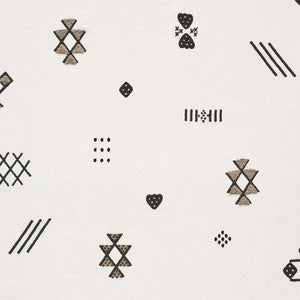 Samsun Embroidery Carbon 73670 by Schumacher Fabric