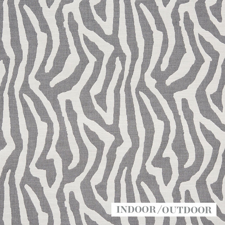 Amanzi Charcoal 73781 by Schumacher Fabric Indoor-Outdoor-Wovens 100% Acrylic Wyzenbeek 15,000 Horizontal: 13.5 and Vertical: 21 56 - Fabric Carolina -