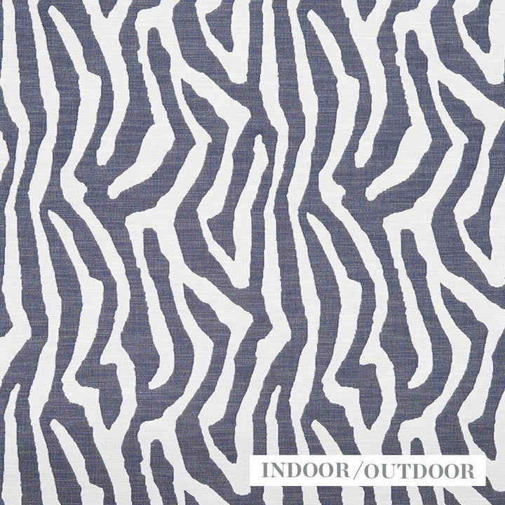 Amanzi Navy 73782 by Schumacher Designer Fabric INDOOR OUTDOOR WOVENS See Sample MEXICO - </p><p>Repeat: Horizontal: 13 1/2" (34CM) and Vertical: 21" (53CM) 56" (142CM) - Swanky Fabrics -