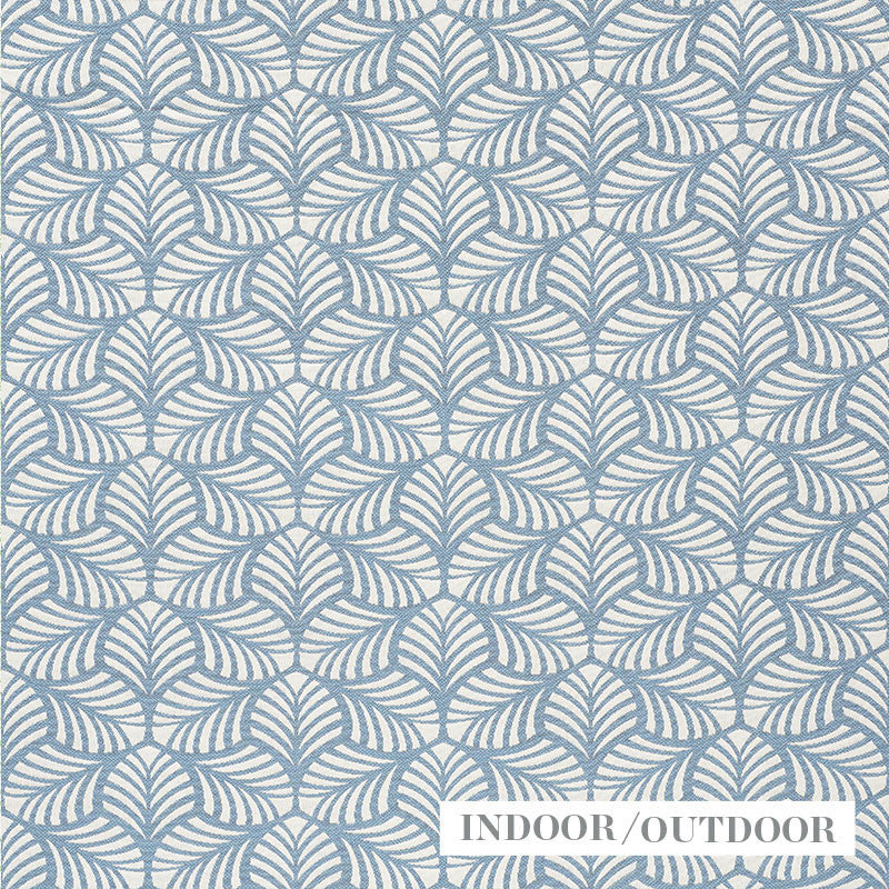 Sonia Ii Sky 73821 by Schumacher Fabric INDOOR OUTDOOR WOVENS See Sample FRANCE - </p><p>Repeat: Horizontal: 13 1/2" (34CM) and Vertical: 6 1/2" (17CM) 54" (137CM) - Fabric Carolina -