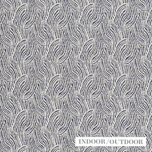 Strata Indigo 73832 by Schumacher Fabric