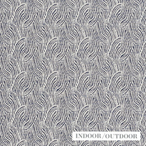 Strata Indigo 73832 by Schumacher Fabric