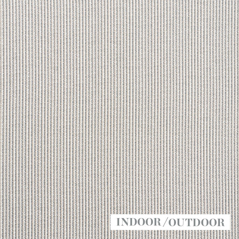 Shoreline Stripe Stone 73850 by Schumacher Fabric Linen-Outdoor-Capsule-Collection 100% Linen Martindale 18,000 Horizontal: 1/4- and Vertical: - 55 - Fabric Carolina -