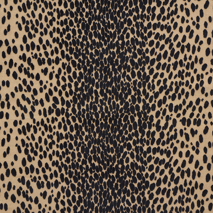Cheetah Velvet Ebony 73913 by Schumacher Fabric Cut-Patterned-Velvets 84% Cotton, 16% Polyester Martindale 80,000 Horizontal: 12.5 and Vertical: 27 53.25 - Fabric Carolina -