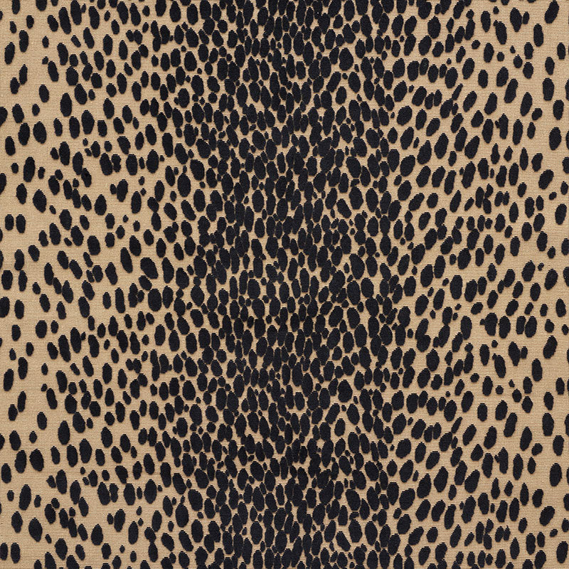 Cheetah Velvet Ebony 73913 by Schumacher Fabric CUT & PATTERNED VELVETS See Sample BELGIUM - </p><p>Repeat: Horizontal: 12 1/2" (32CM) and Vertical: 27" (69CM) 53 1/4" (135CM) - Fabric Carolina -