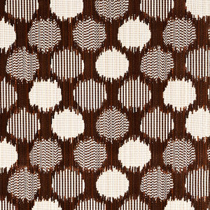 Cirque Velvet Brown 73923 by Schumacher Fabric