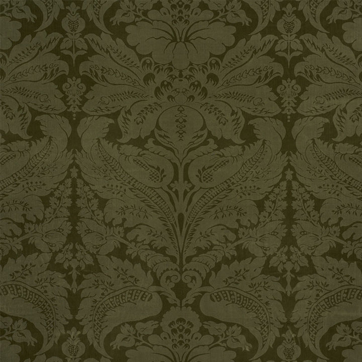 Cordwain Velvet Olive 73951 by Schumacher Fabric CUT & PATTERNED VELVETS See Sample ITALY - </p><p>Repeat: Horizontal: 27" (69CM) and Vertical: 42" (107CM) 56 1/4" (143CM) - Fabric Carolina -
