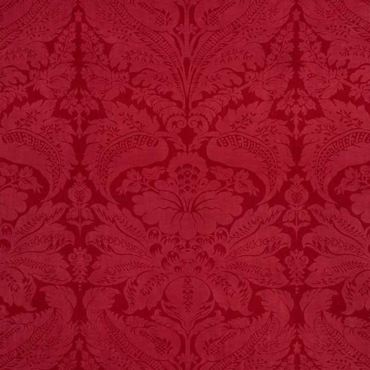 Cordwain Velvet Red 73952 by Schumacher Fabric Schumacher Fabric Cordwain Velvet Red 73952Fabric COTTON 84% ITALY </p><p>Repeat: H: HORZ. 27" (69CM) , V: VERT. 42" (107CM) 56.25 - Fabric Carolina -