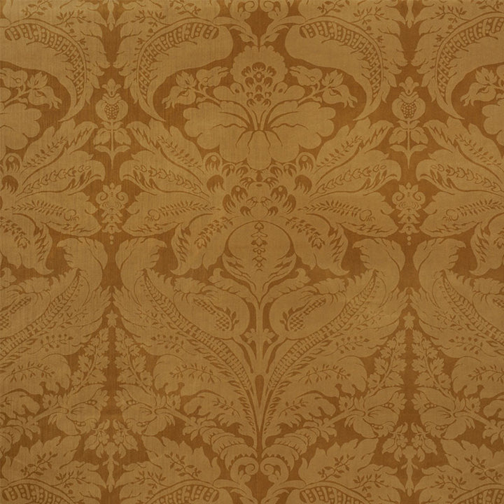 Cordwain Velvet Gold 73953 by Schumacher Fabric CUT & PATTERNED VELVETS See Sample ITALY - </p><p>Repeat: Horizontal: 27" (69CM) and Vertical: 42" (107CM) 56 1/4" (143CM) - Fabric Carolina -
