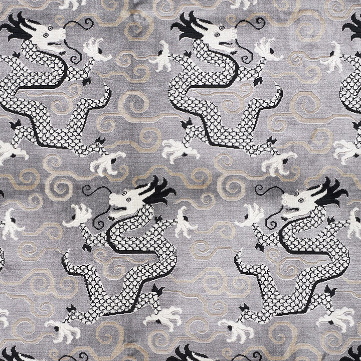 Bixi Velvet Silver 73972 by Schumacher Fabric CUT & PATTERNED VELVETS See Sample BELGIUM - </p><p>Repeat: Horizontal: 13 5/8" (35CM) and Vertical: 26 5/8" (68CM) 54 3/8" (138CM) - Fabric Carolina -