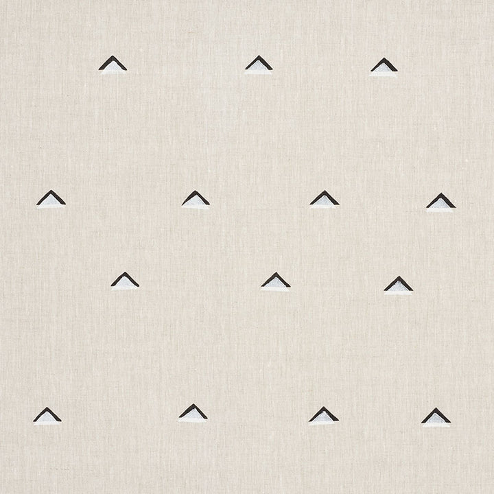Overlapping Triangles Black & White 74020 by Schumacher Fabric CAROLINE Z HURLEY LINEN 100% UNITED STATES OF AMERICA </p><p>Repeat: Horizontal: 18" (45CM) and Vertical: 18" (45CM) 54 - Fabric Carolina -