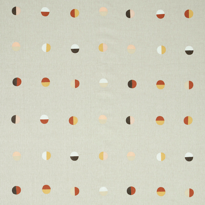 Joshua Tree Desert Moons 74043 by Schumacher Designer Fabric CAROLINE Z HURLEY LINEN 100% UNITED STATES OF AMERICA </p><p>Repeat: Horizontal: 19" (48Cm) and Vertical: 19" (48Cm) 54 - Swanky Fabrics -