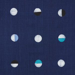 Joshua Tree Indigo Moons 74050 by Schumacher Fabric