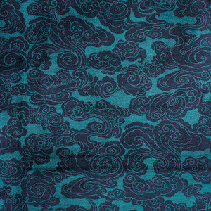 Sozan Velvet Peacock 74061 by Schumacher Fabric