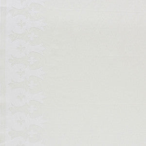 Bergama White & Ivory 74180 by Schumacher Fabric