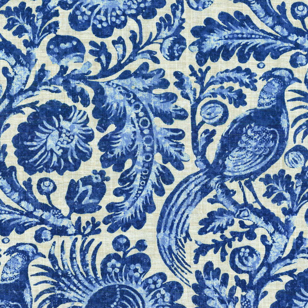 Tucker Resist Porcelain 750333 by Williamsburg Fabric - 55%Linen 45%Rayon CHINA N/A Horizontal: 18 and Vertical: 13.5 54 - Fabric Carolina -