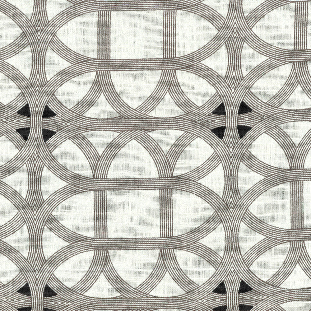Lamerie Lattice Black Orchid Srd 750390 by Williamsburg Fabric CWF CLASSICS IV 100% Linen CHINA Wyzenbeek 21,000 Horizontal: 6.75" and Vertical: 6.31" 54" - Fabric Carolina -