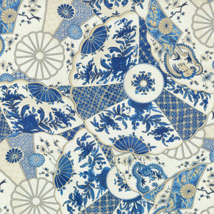 Imari Bluebell 750491 by Williamsburg Fabric