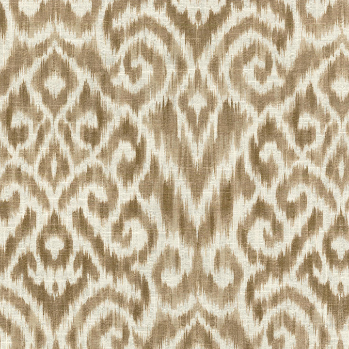 Thompson Ikat Taupe 750570 by Williamsburg Fabric - 55% LINEN 45% COTTON CHINA N/A Horizontal: 6.75 and Vertical: 27 54 - Fabric Carolina -