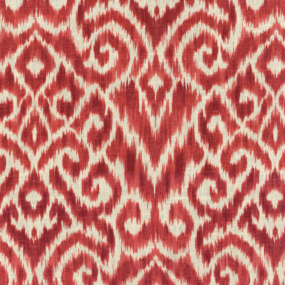 Thompson Ikat Jewel 750571 by Williamsburg Fabric CWF CLASSICS V 55% Linen 45% Cotton CHINA Horizontal: 6.75" and Vertical: 27.00" 54" - Fabric Carolina -