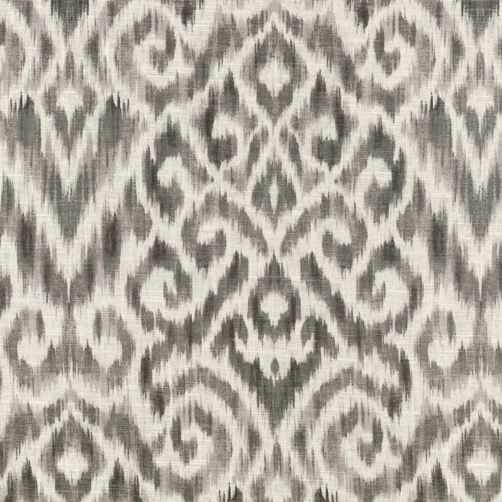 Thompson Ikat Pewter 750575 by Williamsburg Fabric - 55% LINEN 45% COTTON CHINA N/A Horizontal: 6.75 and Vertical: 27 54 - Fabric Carolina -