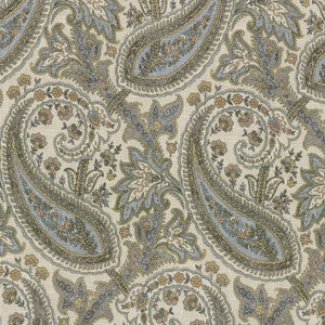 Plumtree Paisley/ Platinum 750610 by Williamsburg Fabric