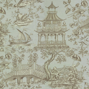Chinoiserie Toile Spa 750700 by Williamsburg Fabric
