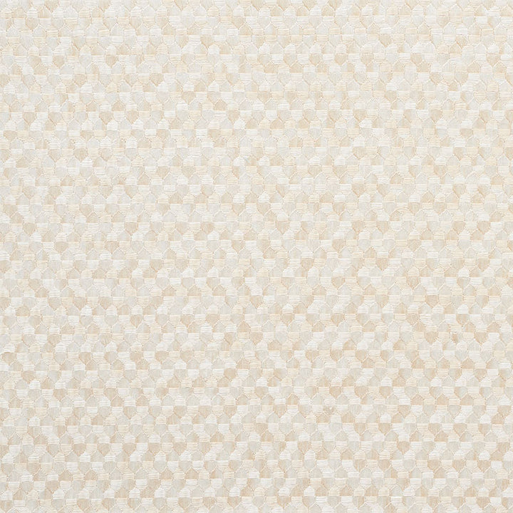 Ivins Embroidery Ivory 75120 by Schumacher Designer Fabric RELAXED GLAMOUR COTTON 50% VISCOSE 42% INDIA MARTINDALE 20,000 </p><p>Repeat: Horizontal: 3/4" (2CM) and Vertical: 1 1/4" (3CM) 50 - Swanky Fabrics -