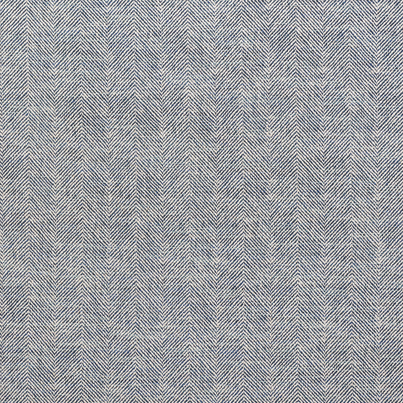 Caro Herringbone Indigo 75142 by Schumacher Fabric Relaxed-Glamour 50% Viscose, 26% Cotton, 13% Linen, 11% Polyester Martindale 28,000 Horizontal: 3.5 and Vertical: 1/4- 55.75 - Fabric Carolina -