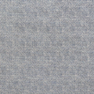 Caro Herringbone Indigo 75142 by Schumacher Fabric