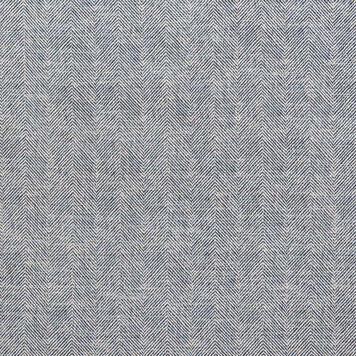 Caro Herringbone Indigo 75142 by Schumacher Fabric RELAXED GLAMOUR See Sample ITALY - </p><p>Repeat: Horizontal: 3 1/2" (9CM) and Vertical: 1/4" (1CM) 55 3/4" (141CM) - Fabric Carolina -
