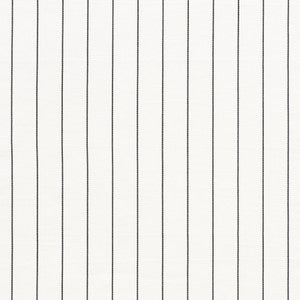 Cavett Stripe Charcoal 75251 by Schumacher Fabric