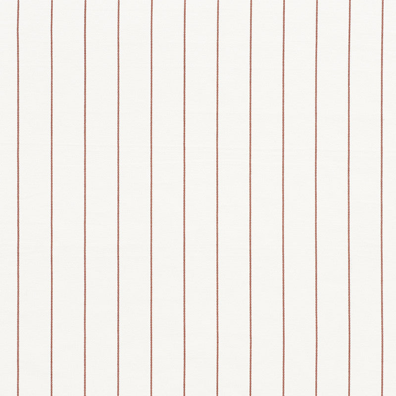 Cavett Stripe Sienna 75253 by Schumacher Fabric CHAMBRAY COTTON 100% INDIA </p><p>Repeat: Horizontal: 2 3/4" (7CM) and Vertical: 54 - Fabric Carolina -