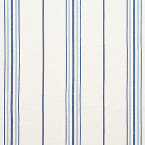 Scarset Stripe Blues 75260 by Schumacher Fabric