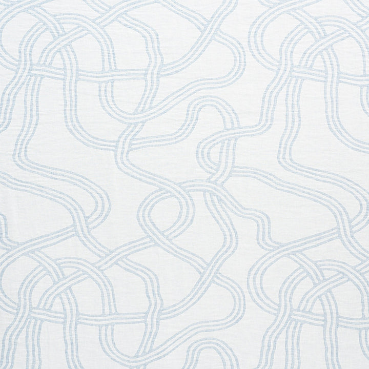 Seabury Light Blue 75290 by Schumacher Fabric Chambray 100% Linen - Horizontal: 30 and Vertical: 30.75 118 - Fabric Carolina -
