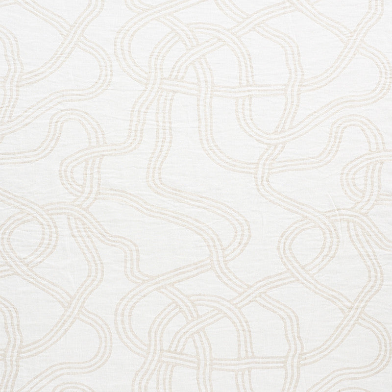 Seabury Natural 75292 by Schumacher Designer Fabric CHAMBRAY See Sample SPAIN - </p><p>Repeat: Horizontal: 30" (76CM) and Vertical: 30 3/4" (78CM) 118" (300CM) - Swanky Fabrics -