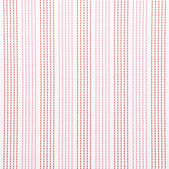 Running Stitch Red & Pink 75321 by Schumacher Fabric Nautilus 100% Cotton - Horizontal: 6.25 and Vertical: 1/2- 55 - Fabric Carolina -