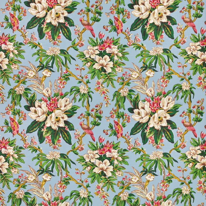 7535-4 Veranda by Bassett Mcnab Fabric BASSETT MCNAB PRINTS 60%LIN 40%COT USA Horizontal: 27 and Vertical: 27.5 54 in - Fabric Carolina -