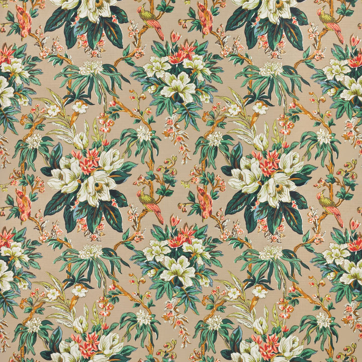 7535-77 Veranda by Bassett Mcnab Fabric BASSETT MCNAB PRINTS 60%LIN 40%COT USA Horizontal: 27 and Vertical: 27.5 54 in - Fabric Carolina -