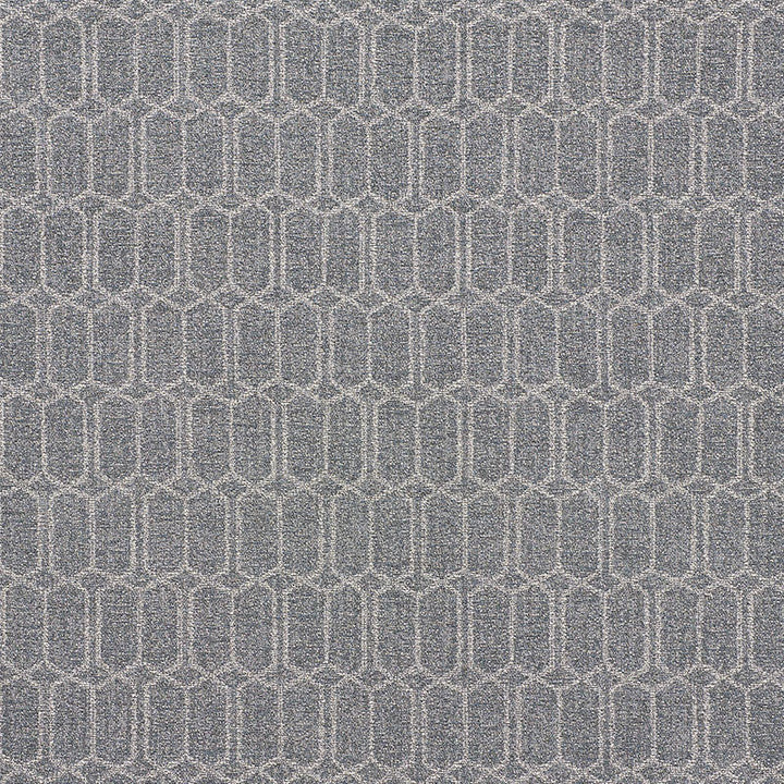 Modern Trellis Outdoor Slate 75400 by Schumacher Designer Fabric THE GOOD LIFE INDOOR/OUTDOOR See Sample UNITED STATES OF AMERICA - </p><p>Repeat: Horizontal: 2 5/8" (7CM) and Vertical: 5 1/2" (14CM) 51" (130CM) - Swanky Fabrics -