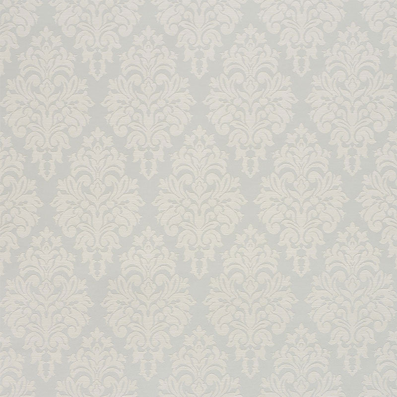 Dauphine Damask Indoor/Outdoor Mineral 75412 by Schumacher Fabric THE GOOD LIFE INDOOR/OUTDOOR See Sample FRANCE - </p><p>Repeat: Horizontal: 18 1/2" (47CM) and Vertical: 9 1/4" (23CM) 55 3/4" (142CM) - Fabric Carolina -