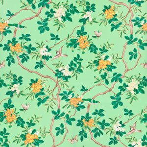 7544-15 Bird & Butterfly by Bassett Mcnab Fabric