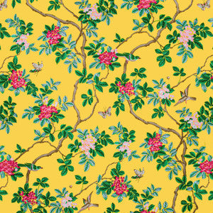 7544-9 Bird & Butterfly by Bassett Mcnab Fabric