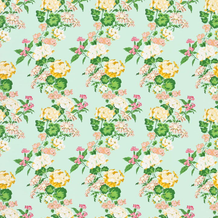 7545-4 Summer Garden by Bassett Mcnab Fabric BASSETT MCNAB PRINTS 100%COT USA Horizontal: 13.5 and Vertical: 26.5 54 in - Fabric Carolina -