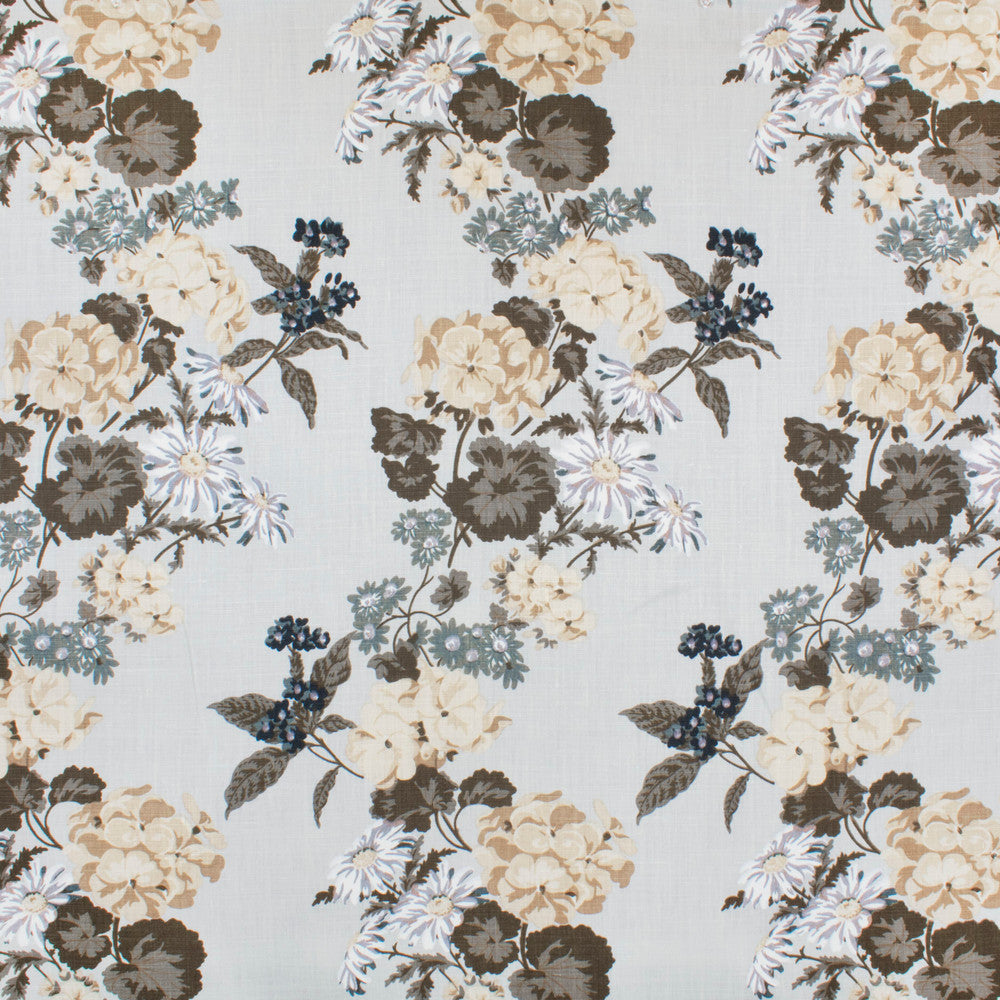 7545L-7 Summer Garden Windswept by Bassett Mcnab Fabric NOT SAMPLED 100%LIN USA Horizontal: 26.5 and Vertical: 13.5 54 in - Fabric Carolina -