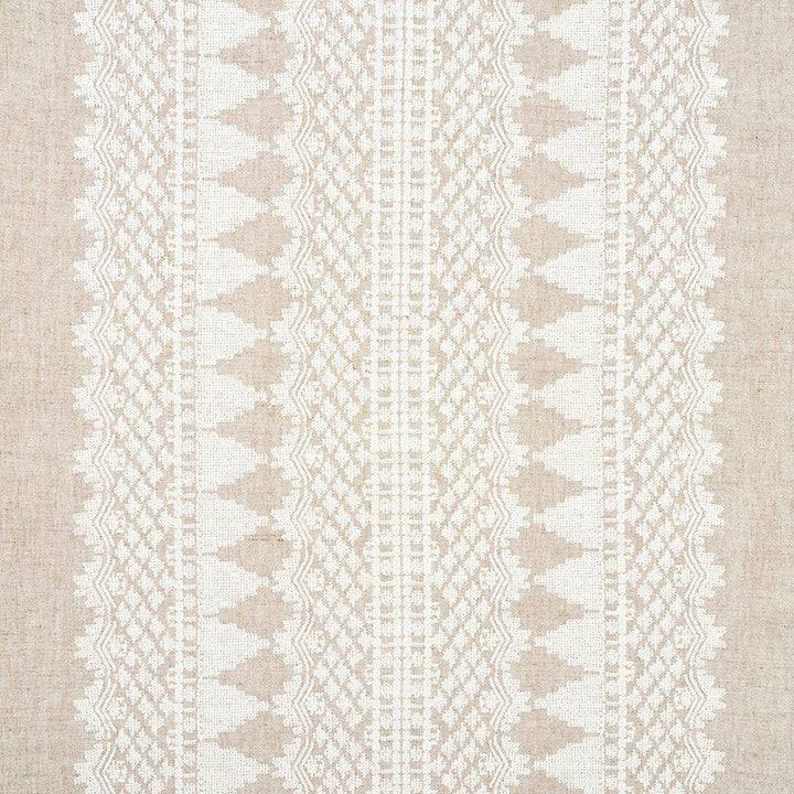 Wentworth Embroidery Natural 75472 by Schumacher Designer Fabric NEW TRADITIONAL II LINEN 50% COTTON 50% INDIA </p><p>Repeat: Horizontal: 25 5/8" (65CM) and Vertical: 2 1/8" (5CM) 55 - Swanky Fabrics -