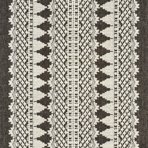 Wentworth Embroidery Carbon 75474 by Schumacher Fabric