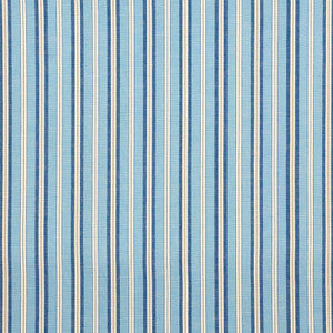 Lewis Stripe Blue 75503 by Schumacher Fabric