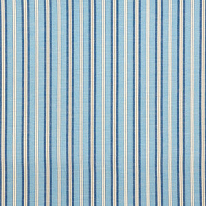Lewis Stripe Blue 75503 by Schumacher Fabric