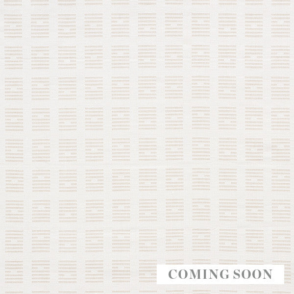 Tiasquam Weave Natural 75663 by Schumacher Fabric Caroline-Z-Hurley 100% Cotton Martindale 14,000 Horizontal: 8.75 and Vertical: 3.5 55.75 - Fabric Carolina -